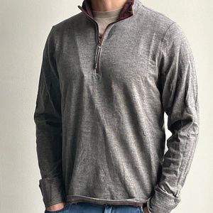 Men’s Large North Face quarter zip pullover